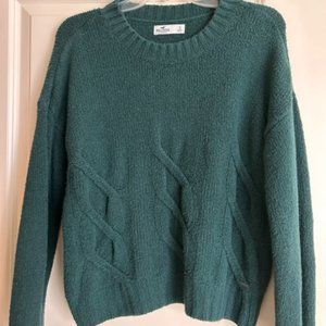Forest Green Hollister Knit Sweater